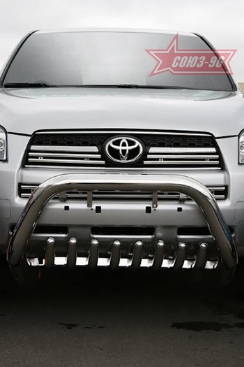 Передняя защита для Toyota RAV4 (2010-2013) - ОбвесКарРу VIN: TRAV.57.0867. 