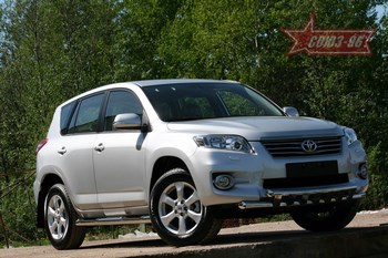 Передняя защита для Toyota RAV4 (2010-2013) - ОбвесКарРу VIN: TRAV.48.1077. 