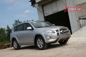 Передняя защита для Toyota RAV4 Long (2010-2013) - ОбвесКарРу VIN: TRAV.55.0878. 
