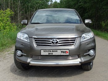 Передняя защита для Toyota RAV4 (2010-2013) - ОбвесКарРу VIN: TOYRAV10-02. 