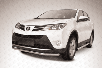 Передняя защита для Toyota RAV4 (2013-2015) - ОбвесКарРу VIN: TR413-003. 