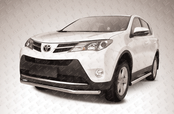 Передняя защита для Toyota RAV4 (2013-2015) - ОбвесКарРу VIN: TR413-002. 