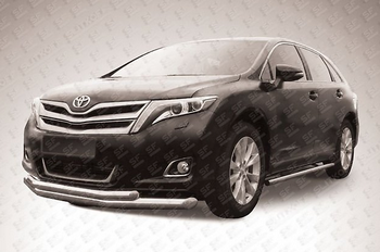 Передняя защита для Toyota Venza (2013-2016) - ОбвесКарРу VIN: TVEN001. 