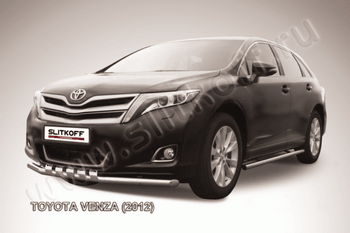 Передняя защита для Toyota Venza (2013-2016) - ОбвесКарРу VIN: TVEN005. 