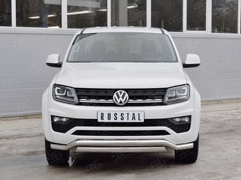 Передняя защита для Volkswagen Amarok (2016-н.в.) - ОбвесКарРу VIN: VAMZ-002532. 