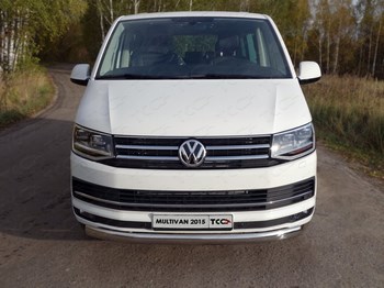 Передняя защита для Volkswagen Multivan (2015-2016) - ОбвесКарРу VIN: VWMULT15-04. 