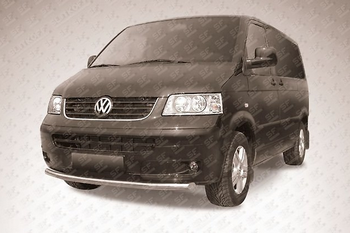 Передняя защита для Volkswagen Multivan (2003-2009) - ОбвесКарРу VIN: VWM004. 