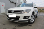 Передняя защита для Volkswagen Tiguan (2011-2016)