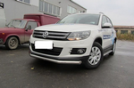 Передняя защита для Volkswagen Tiguan (2011-2016)