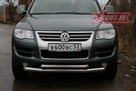 Передняя защита для Volkswagen Touareg (2007-2010)