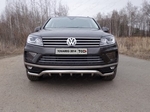 Передняя защита для Volkswagen Touareg (2014-2016)