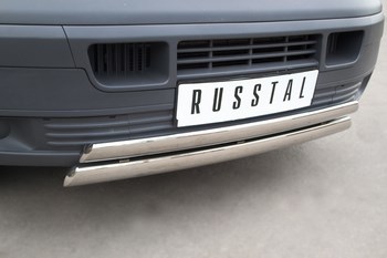 Передняя защита для Volkswagen Transporter (2003-2009) - ОбвесКарРу VIN: VTRZ-000602. 