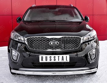 Передняя защита Russtal для Kia Sorento Prime (2015-н.в.)