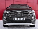 Передняя защита Russtal для Kia Sorento Prime (2015-н.в.)