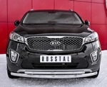 Передняя защита Russtal для Kia Sorento Prime (2015-н.в.)