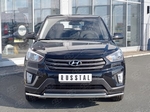 Передняя защита с надписью для Hyundai Creta