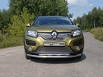 Передняя защита TCC для Renault Sandero Stepway (2014-н.в.)