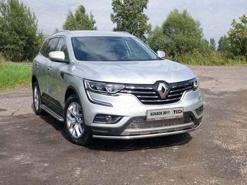 Передняя защита TCC для Renault Koleos (2017-н.в.) - ОбвесКарРу VIN: RENKOL17-39. 