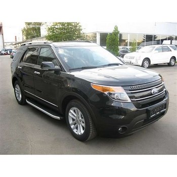 Пороги алюминиевые (Alyans) для Ford Explorer - ОбвесКарРу VIN: FOEX.47.1969. 