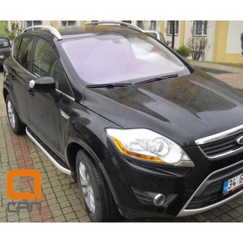 Пороги алюминиевые (Alyans) для Ford Kuga (2008-2012) - ОбвесКарРу VIN: FOKU.47.0970. 