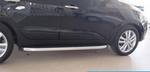 Пороги алюминиевые (Alyans) для Geely Emgrand X7