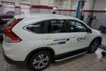 Пороги алюминиевые (Alyans) для Honda CR-V (2012-н.в.)