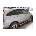 Пороги алюминиевые (Alyans) для Honda CR-V (2006-2009)