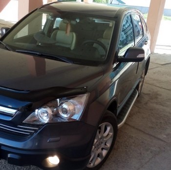 Пороги алюминиевые (Alyans) для Honda CR-V (2009-2012) - ОбвесКарРу VIN: HOCR.47.1047. 