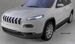 Пороги алюминиевые (Alyans) для Jeep Cherokee