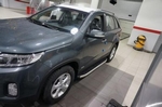 Пороги алюминиевые (Alyans) для Kia Sorento