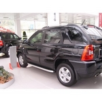 Пороги алюминиевые (Alyans) для Kia Sportage