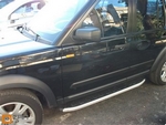 Пороги алюминиевые (Alyans) для Land Rover Discovery 4