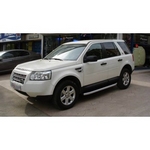 Пороги алюминиевые (Alyans) для Land Rover Freelander 2