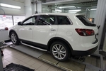 Пороги алюминиевые (Alyans) для Mazda CX9