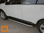 Пороги алюминиевые (Alyans) для Mitsubishi Outlander