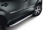 Пороги алюминиевые (Alyans) для Mitsubishi L200