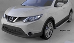 Пороги алюминиевые (Alyans) для Nissan Qashqai