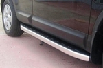 Пороги алюминиевые (Alyans) для Nissan Terrano