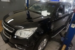 Пороги алюминиевые (Alyans) для Chevrolet TrailBlazer (2012-н.в.)