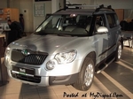 Пороги алюминиевые (Alyans) для Skoda Yeti