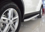 Пороги алюминиевые (Alyans) для Ssang Yong Actyon