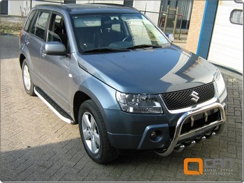 Пороги алюминиевые (Alyans) для Suzuki Grand Vitara - ОбвесКарРу VIN: SUGV.47.3207. 