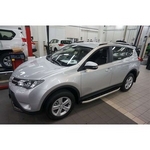 Пороги алюминиевые (Alyans) для Toyota RAV4