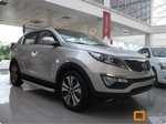 Пороги алюминиевые (Alyans) Kia Sportage