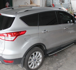 Пороги алюминиевые для Ford Kuga (2012-2016)