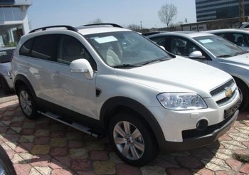 Пороги алюминиевые (Emerald Black) для Chevrolet Captiva (2006-2011) - ОбвесКарРу VIN: CECA.77.0091. 