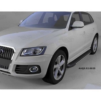 Пороги алюминиевые (Onyx) для Audi Q5 (2008-н.в.) - ОбвесКарРу VIN: AUQ5.52.0025. 