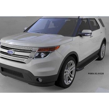 Пороги алюминиевые (Onyx) для Ford Explorer - ОбвесКарРу VIN: FOEX.52.9225. 
