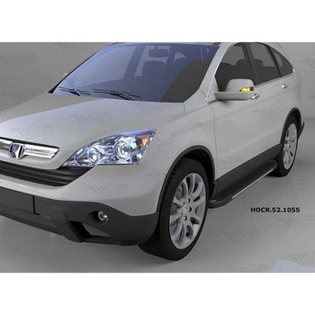 Пороги алюминиевые (Onyx) для Honda CR-V (2006-2009) - ОбвесКарРу VIN: HOCR.52.1055. 