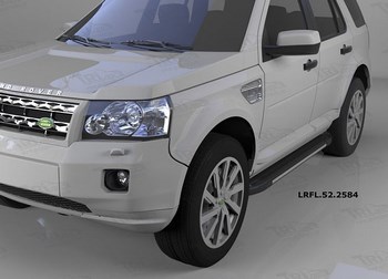 Пороги алюминиевые (Onyx) для Land Rover Freelander 2 - ОбвесКарРу VIN: LRFL.52.2584. 